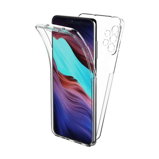 Funda de Silicona 360º para Samsung Galaxy A52 4g/A52 5g Transparente